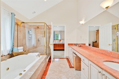 This elegant full-brick colonial sits on a prominent corner lot on Leewood Golf Club in New York - for sale on GolfHomes.com, golf home, golf lot