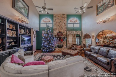 Exquisite home nestled in the prestigious community of Fair Oaks on Fair Oaks Ranch Golf and Country Club in Texas - for sale on GolfHomes.com, golf home, golf lot