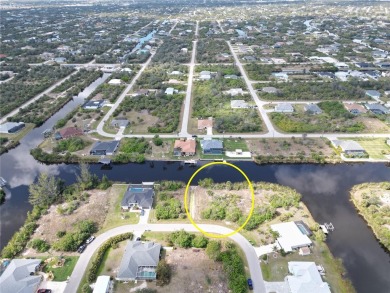 Waterfront Lot For Sale with 99 feet of shoreline with three on Rotonda Golf and Country Club - Long Marsh  in Florida - for sale on GolfHomes.com, golf home, golf lot
