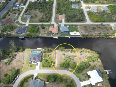 Waterfront Lot For Sale with 99 feet of shoreline with three on Rotonda Golf and Country Club - Long Marsh  in Florida - for sale on GolfHomes.com, golf home, golf lot