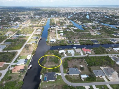 Waterfront Lot For Sale with 99 feet of shoreline with three on Rotonda Golf and Country Club - Long Marsh  in Florida - for sale on GolfHomes.com, golf home, golf lot