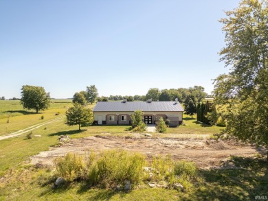 Picturesque former golf course with clubhouse and pole building on Hollow Acres Golf Center in Indiana - for sale on GolfHomes.com, golf home, golf lot