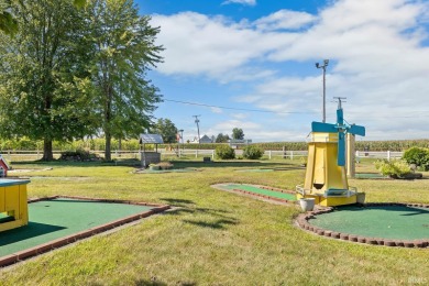 Picturesque former golf course with clubhouse and pole building on Hollow Acres Golf Center in Indiana - for sale on GolfHomes.com, golf home, golf lot