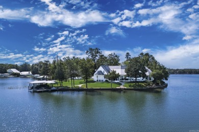 Savor sparkling Lake Balboa views from almost every room at this on Ponce De Leon Golf Course in Arkansas - for sale on GolfHomes.com, golf home, golf lot