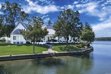 Savor sparkling Lake Balboa views from almost every room at this on Ponce De Leon Golf Course in Arkansas - for sale on GolfHomes.com, golf home, golf lot