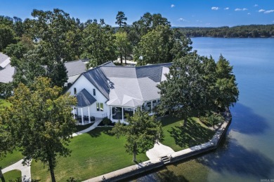 Savor sparkling Lake Balboa views from almost every room at this on Ponce De Leon Golf Course in Arkansas - for sale on GolfHomes.com, golf home, golf lot