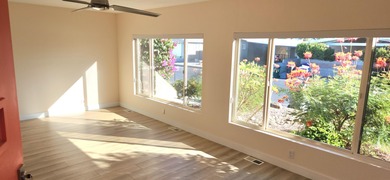 This renovated home combines modern design with comfort and on Palm Desert Greens Country Club in California - for sale on GolfHomes.com, golf home, golf lot