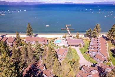 The best sandy beach in Lake Tahoe comes with this single level on Bijou Golf Course in California - for sale on GolfHomes.com, golf home, golf lot