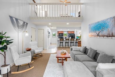 Perched above the third tee of Spruce Run Golf Course, this on Grand Traverse Resort and Spa in Michigan - for sale on GolfHomes.com, golf home, golf lot