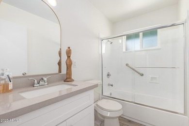 NEW WOOD FENCE, GARAGE, & RV GATE! This turn-key remodeled on Sun City North Golf Course in Arizona - for sale on GolfHomes.com, golf home, golf lot