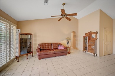 Charming single story home in the resort-style 55+ community of on Highland Falls Golf Club in Nevada - for sale on GolfHomes.com, golf home, golf lot