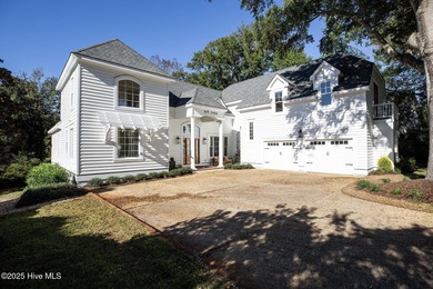 This beautifully renovated home sits along the Ocean #5 fairway on Country Club of Landfall in North Carolina - for sale on GolfHomes.com, golf home, golf lot