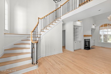 This beautifully renovated home sits along the Ocean #5 fairway on Country Club of Landfall in North Carolina - for sale on GolfHomes.com, golf home, golf lot