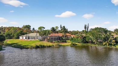 Lakefront and beautifully crafted, this custom-built home sits on Imperial Golf Club in Florida - for sale on GolfHomes.com, golf home, golf lot