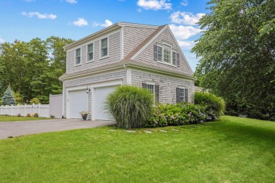 A tasteful and elegant home with inviting front porch is tucked on The Captains Golf Courses  in Massachusetts - for sale on GolfHomes.com, golf home, golf lot