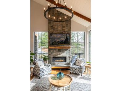 Luxury mountain living at its finest in this one-level, stunning on Kenmure Country Club in North Carolina - for sale on GolfHomes.com, golf home, golf lot