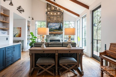 Luxury mountain living at its finest in this one-level, stunning on Kenmure Country Club in North Carolina - for sale on GolfHomes.com, golf home, golf lot