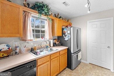 Wake up to beautiful golf course views in this well-maintained 3 on Fairfield Plantation Golf and Country Club in Georgia - for sale on GolfHomes.com, golf home, golf lot