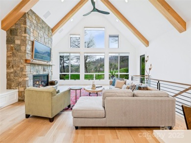 Modern farmhouse elegance meets refined mountain living in this on Country Club of Asheville in North Carolina - for sale on GolfHomes.com, golf home, golf lot
