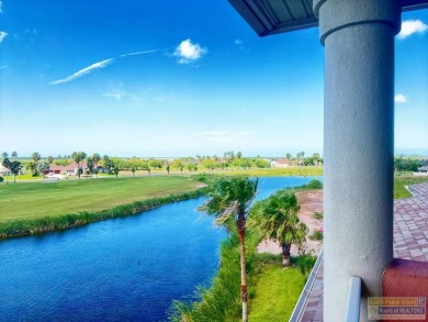 Enjoy panoramic views of the lake and golf course from this on South Padre Island Golf Club in Texas - for sale on GolfHomes.com, golf home, golf lot