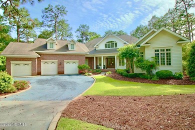 This amazing golf front custom home designed by Anderson-Nichols on Pinehurst Resort and Country Club in North Carolina - for sale on GolfHomes.com, golf home, golf lot