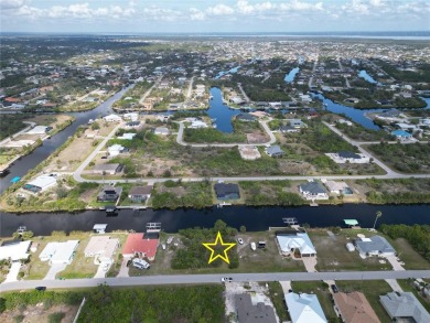 Waterfront Lot For Sale with 80 feet of shoreline overlooking on Rotonda Golf and Country Club - Long Marsh  in Florida - for sale on GolfHomes.com, golf home, golf lot