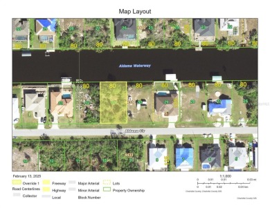 Waterfront Lot For Sale with 80 feet of shoreline overlooking on Rotonda Golf and Country Club - Long Marsh  in Florida - for sale on GolfHomes.com, golf home, golf lot