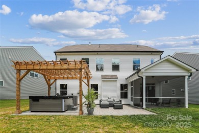This beautifully designed 3-story home is ideal for entertaining on Fox Den Country Club in North Carolina - for sale on GolfHomes.com, golf home, golf lot