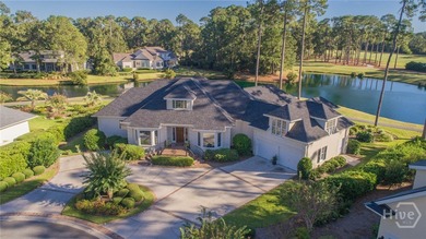 Elegant Lagoon-Front Home in Oakridge |4BR | 3.5BA | 4,722 Sq on The Landings Club - Oakridge in Georgia - for sale on GolfHomes.com, golf home, golf lot