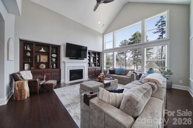 Luxury home with a finished walkout basement in the gated on The Palisades Country Club in North Carolina - for sale on GolfHomes.com, golf home, golf lot