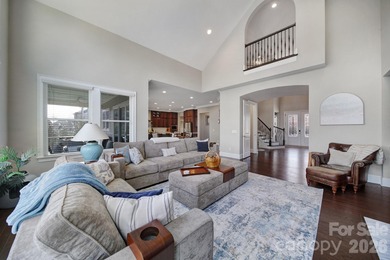 Luxury home with a finished walkout basement in the gated on The Palisades Country Club in North Carolina - for sale on GolfHomes.com, golf home, golf lot