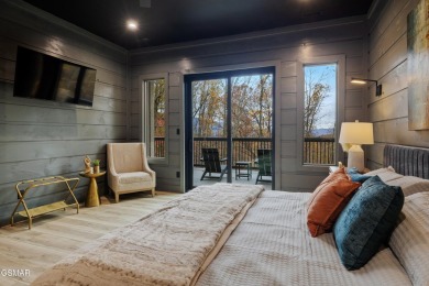 This brand-new construction, 4 BR, 5 BA pool cabin has recently on Bent Creek Golf Course in Tennessee - for sale on GolfHomes.com, golf home, golf lot