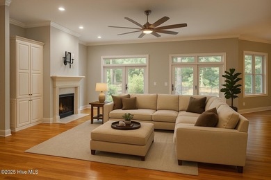 Welcome to this beautifully crafted single-story brick home in on Mid South Club in North Carolina - for sale on GolfHomes.com, golf home, golf lot