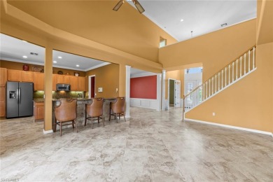 Immediately upon entering this SPACIOUS MARTINIQUE 2,992 sf on Colonial Country Club in Florida - for sale on GolfHomes.com, golf home, golf lot