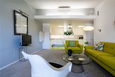 Welcome to this charming retro-inspired 1 bedroom, 1 bath home on Leisure World Seal Beach Golf Course in California - for sale on GolfHomes.com, golf home, golf lot