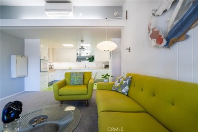 Welcome to this charming retro-inspired 1 bedroom, 1 bath home on Leisure World Seal Beach Golf Course in California - for sale on GolfHomes.com, golf home, golf lot