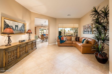 Step into refined luxury with this exquisite 2-bedroom + Den on Corte Bella Golf Club in Arizona - for sale on GolfHomes.com, golf home, golf lot