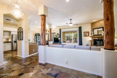 Welcome to this stunning Estrella custom home, situated on 1/2 on Estrella Mountain Ranch Golf Course in Arizona - for sale on GolfHomes.com, golf home, golf lot