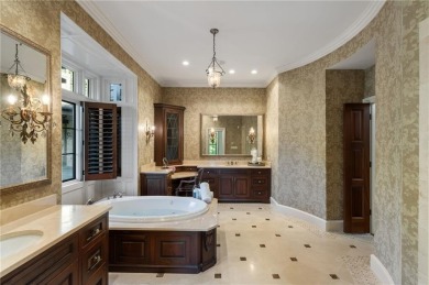 L I V E - S A T I S F I E D | PRIMARY + GUEST EN-SUITE MAIN on The River Club in Georgia - for sale on GolfHomes.com, golf home, golf lot