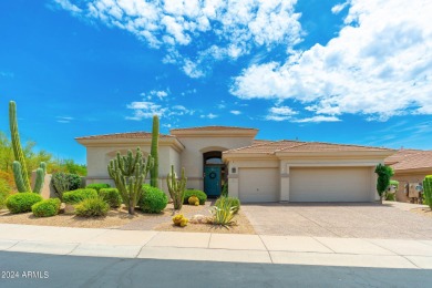 Step into this exquisite single-story home nestled on a coveted on Talon at Grayhawk Golf Course in Arizona - for sale on GolfHomes.com, golf home, golf lot