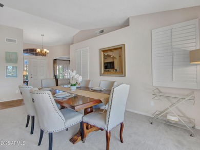 Beautifully maintained expanded Palmera model on the 14th green on Eagles Nest at Pebble Creek in Arizona - for sale on GolfHomes.com, golf home, golf lot