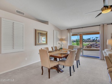 Beautifully maintained expanded Palmera model on the 14th green on Eagles Nest at Pebble Creek in Arizona - for sale on GolfHomes.com, golf home, golf lot