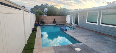 Experience a private pool retreat at an exceptional value. This on Palm Desert Greens Country Club in California - for sale on GolfHomes.com, golf home, golf lot