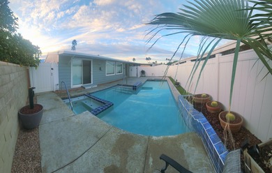 Experience a private pool retreat at an exceptional value. This on Palm Desert Greens Country Club in California - for sale on GolfHomes.com, golf home, golf lot