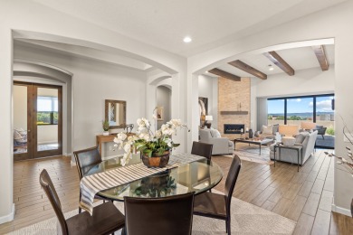 Las Campanas Contemporary Pueblo Retreat Completed in 2023, this on The Club At Las Campanas  in New Mexico - for sale on GolfHomes.com, golf home, golf lot