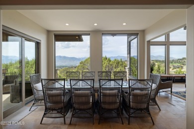 This stunning mountain retreat offers panoramic views of Mt on Red Ledges Golf Club in Utah - for sale on GolfHomes.com, golf home, golf lot