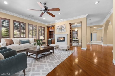 BEAUTIFUL PRIVATE OASIS HOME IN THE PRESTIGIOUS GUARD GATED on Southern Highlands Golf Club in Nevada - for sale on GolfHomes.com, golf home, golf lot