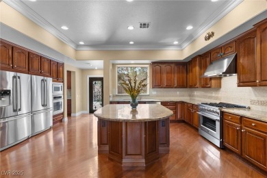 BEAUTIFUL PRIVATE OASIS HOME IN THE PRESTIGIOUS GUARD GATED on Southern Highlands Golf Club in Nevada - for sale on GolfHomes.com, golf home, golf lot