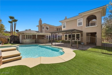 BEAUTIFUL PRIVATE OASIS HOME IN THE PRESTIGIOUS GUARD GATED on Southern Highlands Golf Club in Nevada - for sale on GolfHomes.com, golf home, golf lot