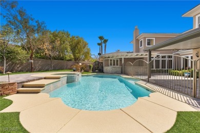 BEAUTIFUL PRIVATE OASIS HOME IN THE PRESTIGIOUS GUARD GATED on Southern Highlands Golf Club in Nevada - for sale on GolfHomes.com, golf home, golf lot